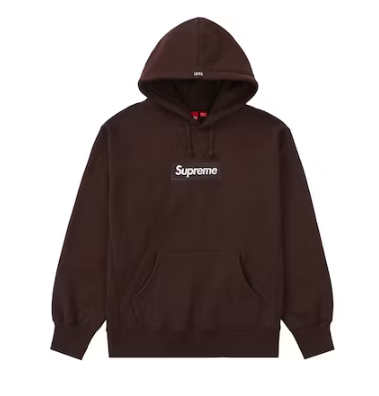 Supreme Box Logo Hooded Sweatshirt (FW21) Charcoal