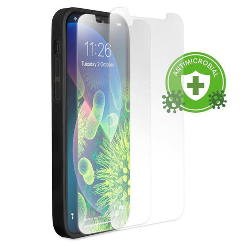 antimicrobial iphone 13 pro screen protector with logo