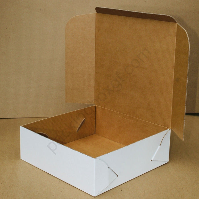 Caja de pastel #12 con logo — Packingbox