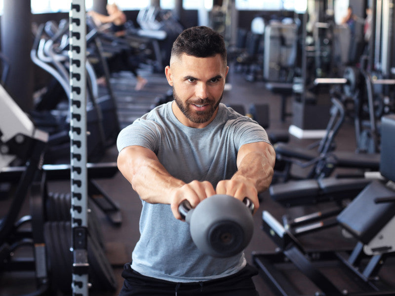 man working out to help keep testosterone high