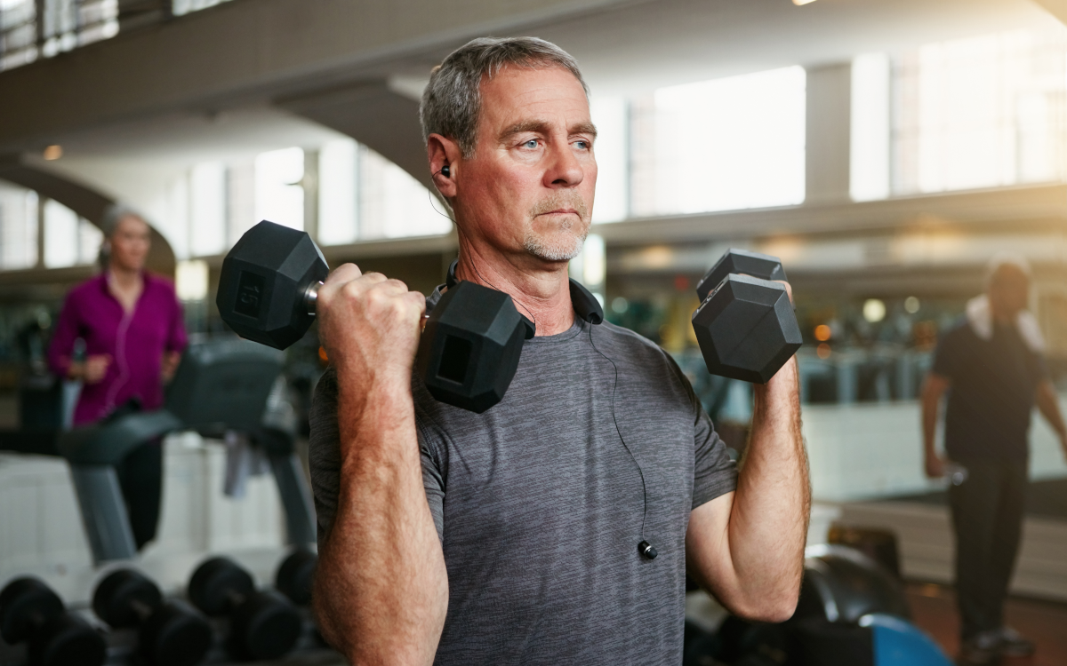 Man working out