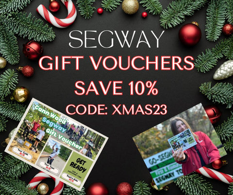 10% off xmas vouchers cann wood Segway Devon