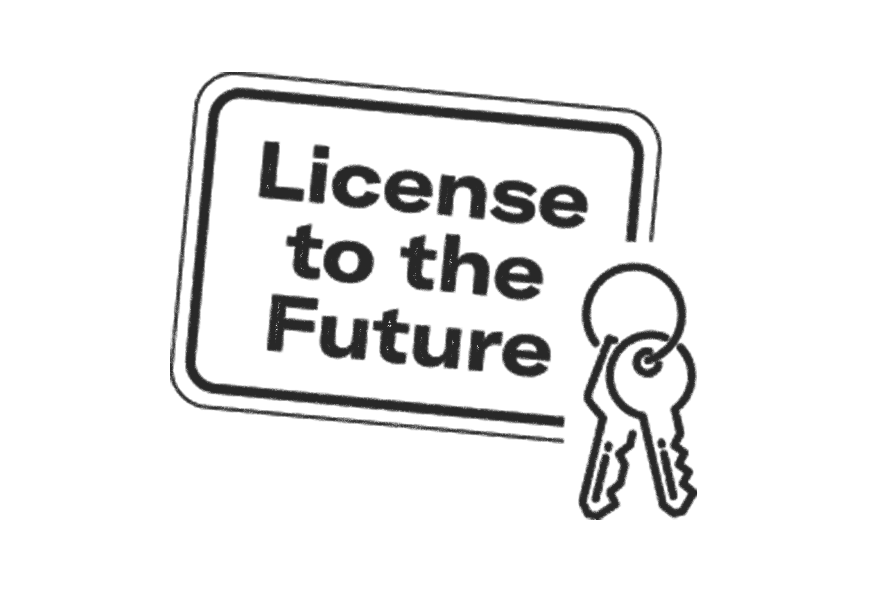 license to the future logo