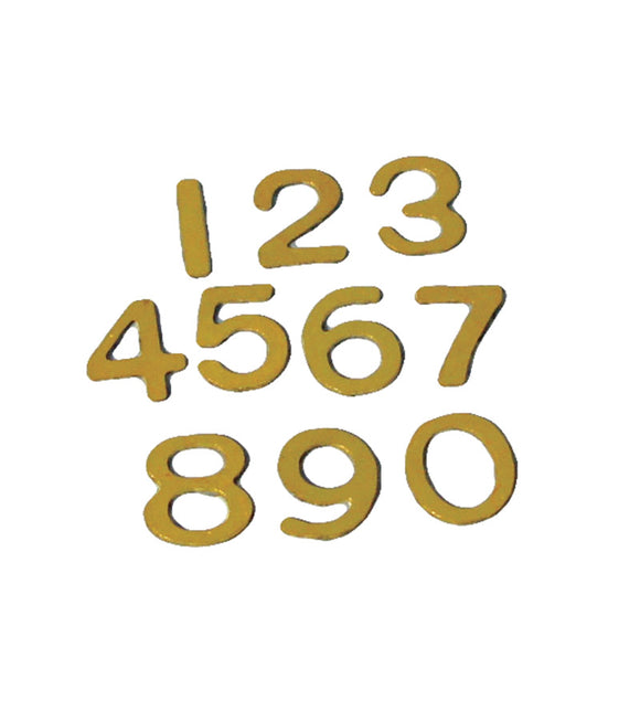 Dolls House Brass Numbers