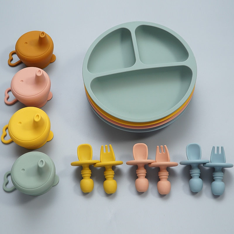 Silicone Feeding Set, Little Lou Baby