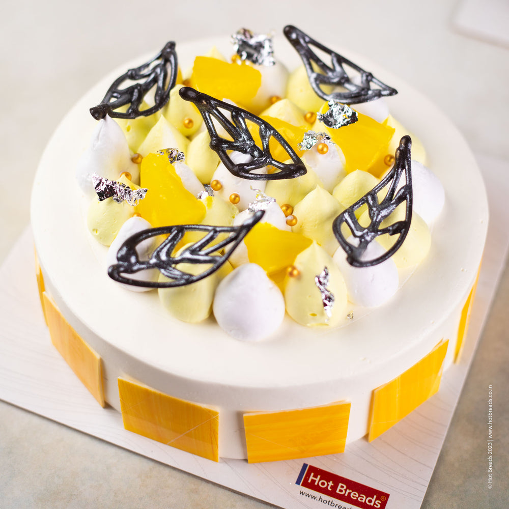 Order Online Lovely Pineapple Heart Shape Cake- Winni | Winni.in