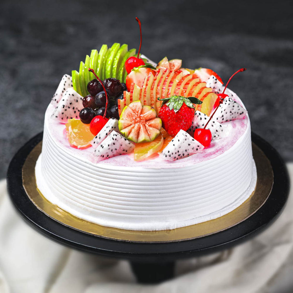 fresh fruit birthday cake