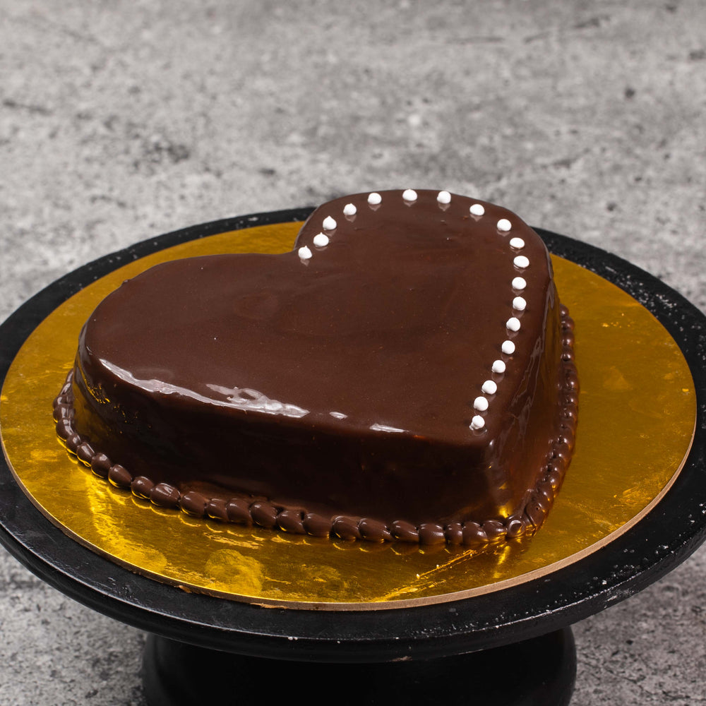 Chocolate Truffle Heart Shaped Cake – Hot Breads