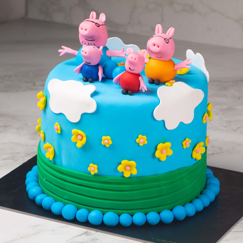 Peppa Pig Kids Fondant Cake (Delivery in 48 Hours Available) – Hot ...