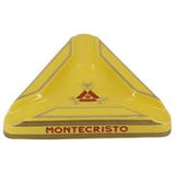 MONTECRISTO TRIANGULAR CIGAR ASHTRAY - 3 CIGARS