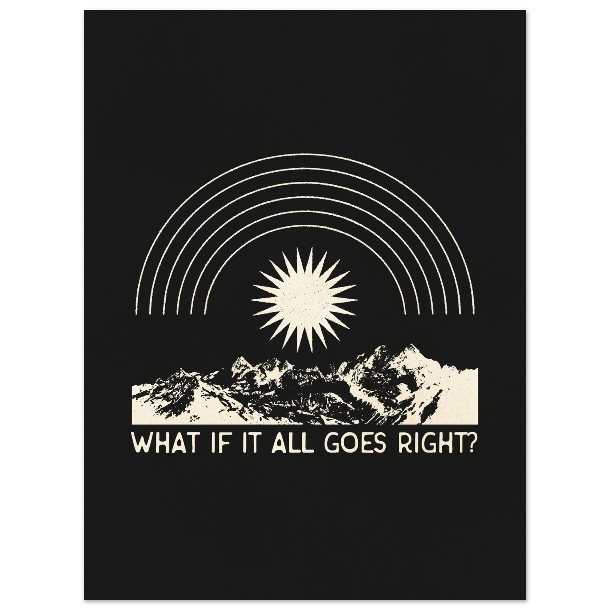 What if it All Goes Right? – Print