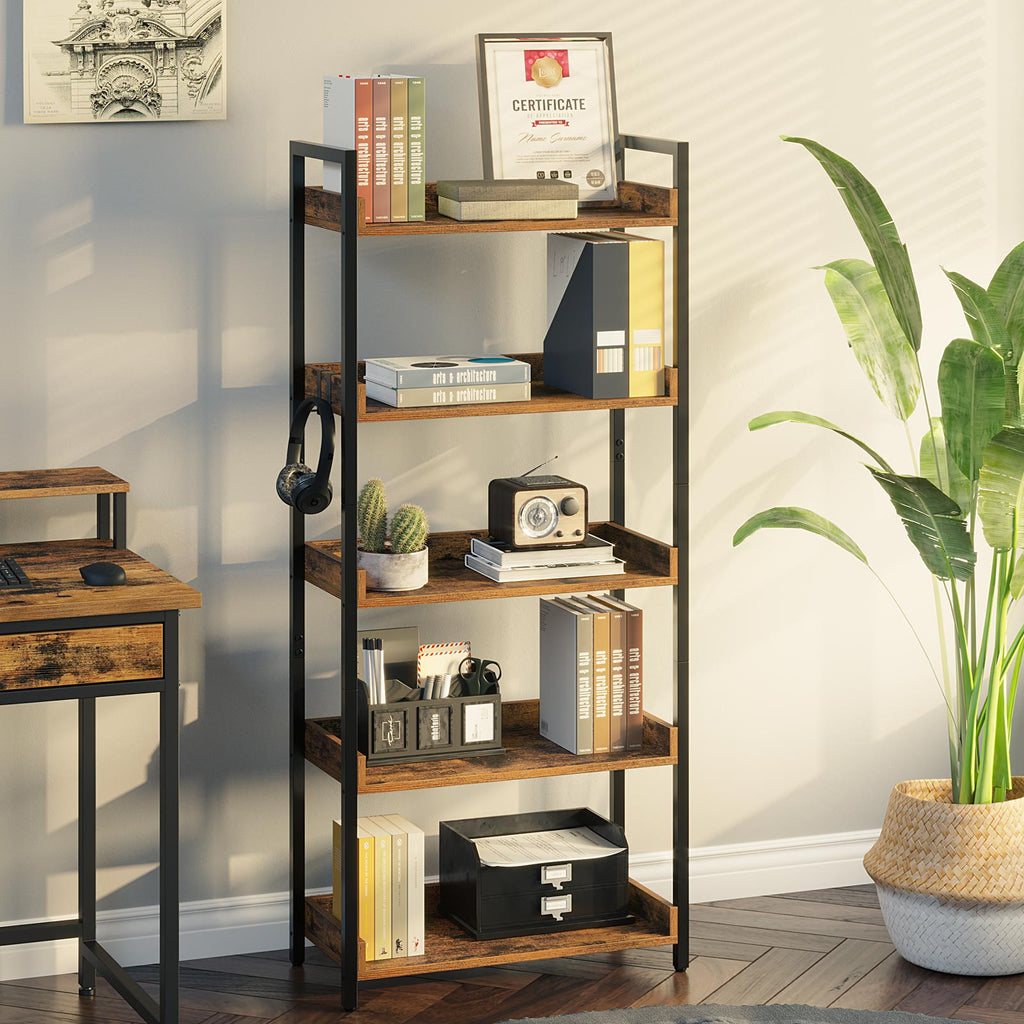 caitlyn etagere bookcase by union rustic