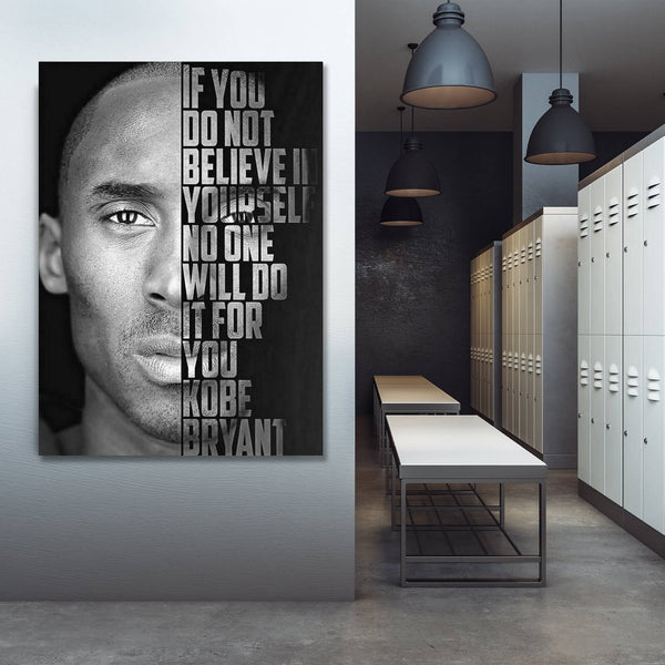 Kobe bryant quote canvas