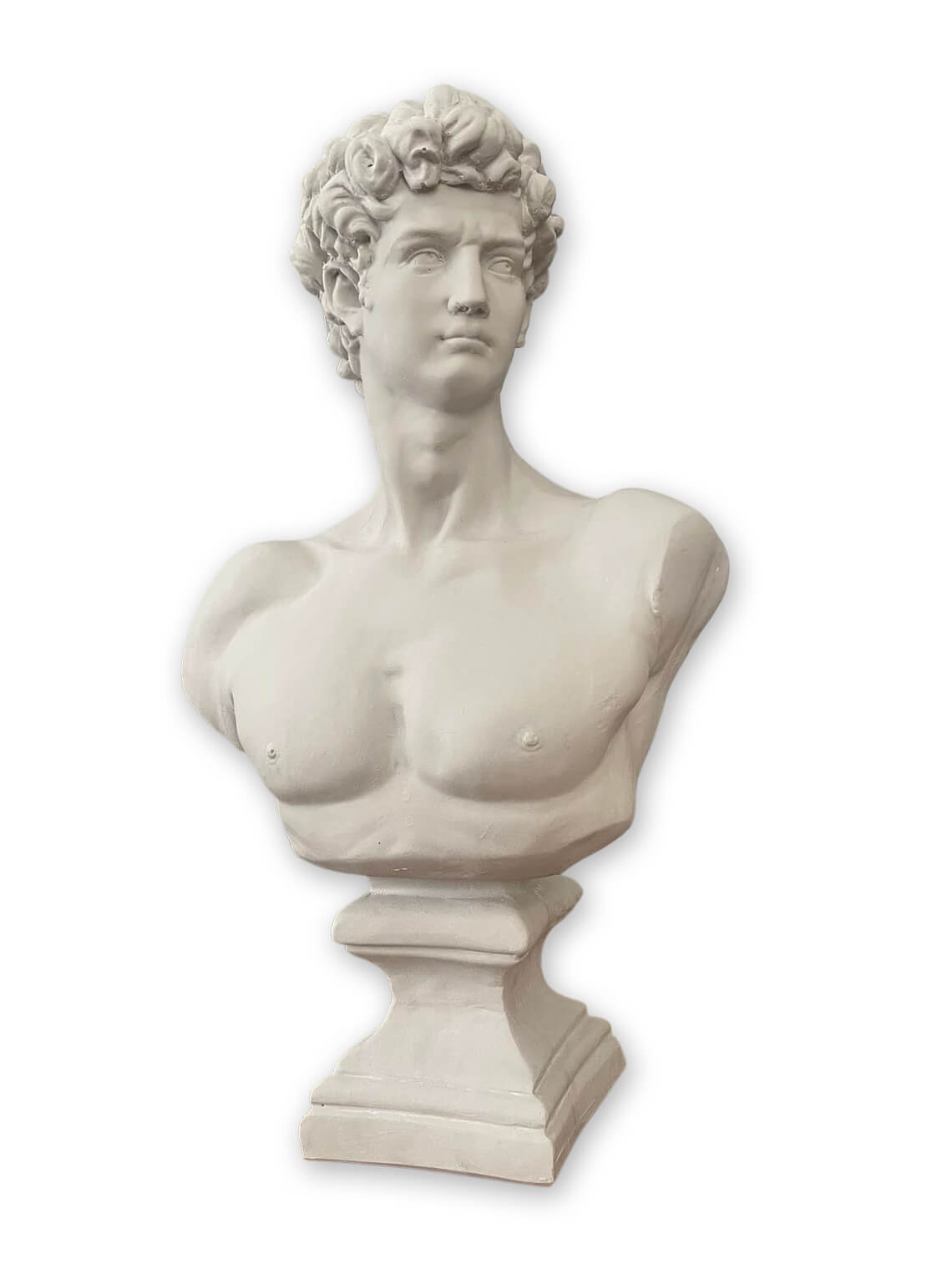 Large White David Bust Statue - David Bust Statue for sale 