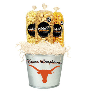 Texas Longhorns Popcorn Tin Pail