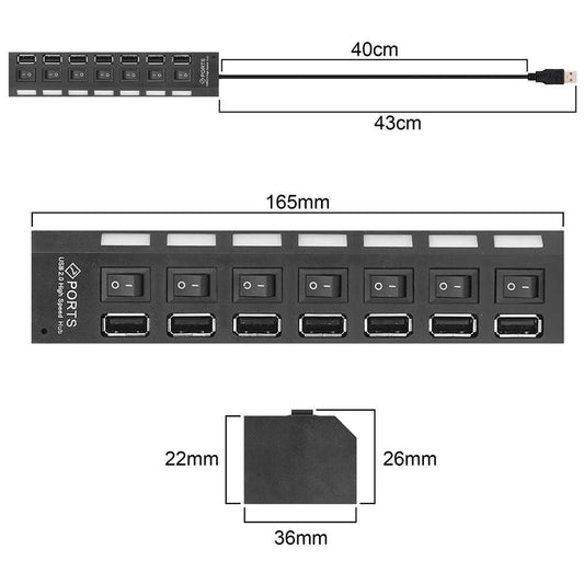 Cable Multipuerto Ladron Switch HDMI 3 Puertos hub con Cable Macho Splitter  Hdtv - Gadget USB - Los mejores precios