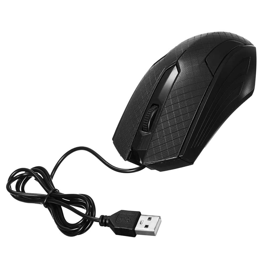 lluvia melón Posdata Raton Optico USB con Cable Mouse Gaming Ergonomico para Ordenador Rombos  Negros – OcioDual