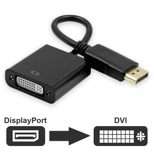 AISENS - CABLE CONVERSOR DISPLAYPORT A VGA, DP/M-VGA/M, NEGRO, 2.0M