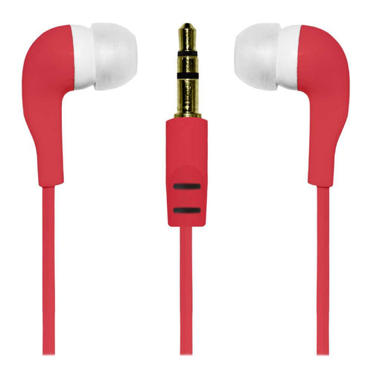 Auriculares de música de 3,5mm, auriculares intraurales deportivos con  cable con micrófono (rojo) Likrtyny Accesorios electrónicos