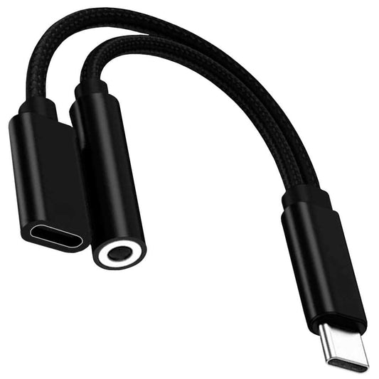 Hama Adaptador de audio, conector USB-C, conector jack de 3,5 mm, estéreo,  negro - Adaptadores Kalamazoo