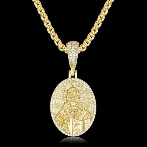 Double-sided Jesus & Virgin Mary Pendant