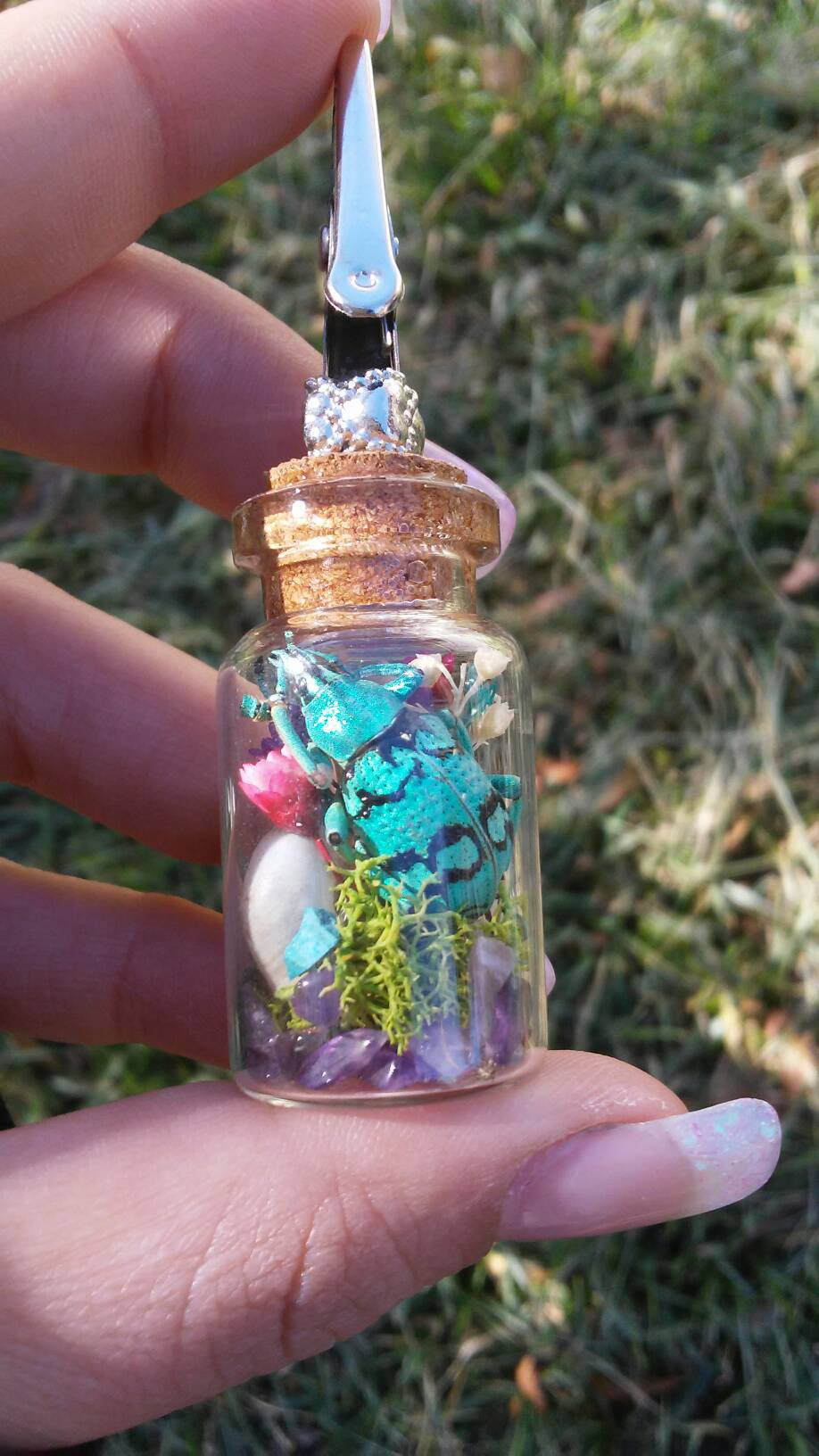 Iedereen intellectueel schreeuw Real blue weevil terrarium necklace hidden roach clip crystal gemstone –  HallucinogeniusVMJP