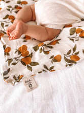 Load image into Gallery viewer, Organic Muslin Swaddle - Golden Pears
