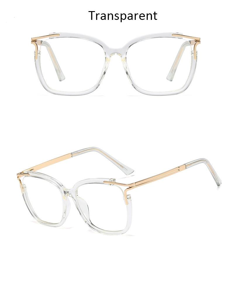 Eyeglasses Square Glasses Woman Fashion Clear Lens Optical Glasses Fra Jollyhola 5060