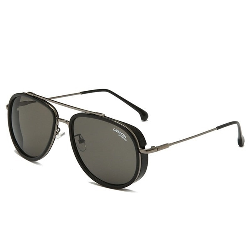 Vintage Aviation Sunglasses Men Women Matte Metal Retro Designer Frame ...