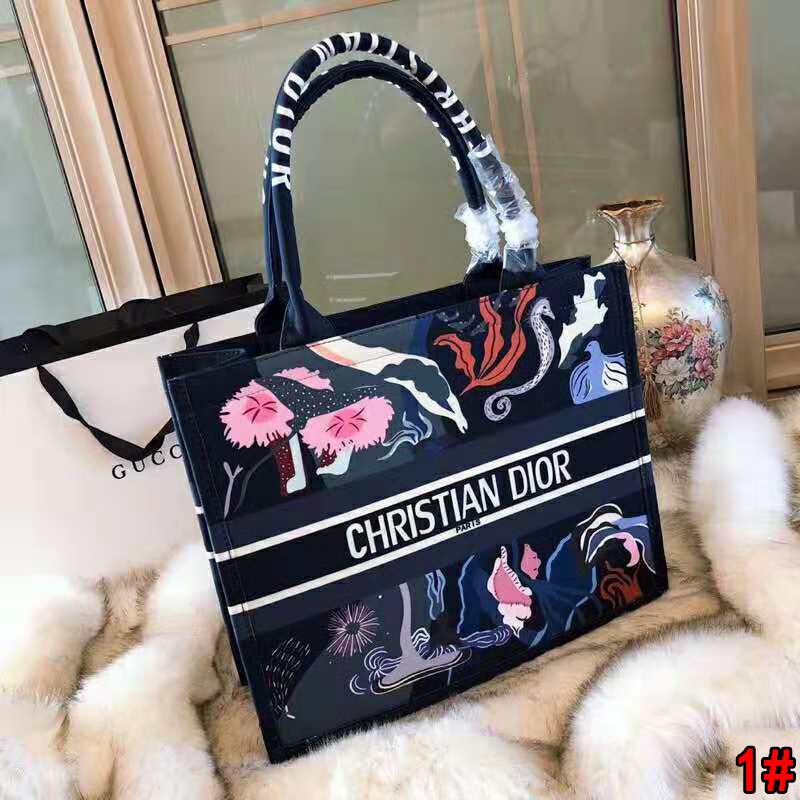 Hot Sale "Christian Dior" High Quality Stylish Women Shopping Bag Leather Handbag Tote Sho