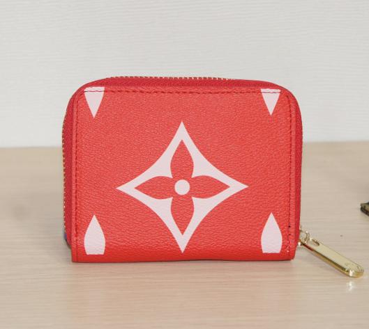 Louis Vuitton LV Louis Vuitton Fashion Clutch Bag Wristlet Wallet Purse Red