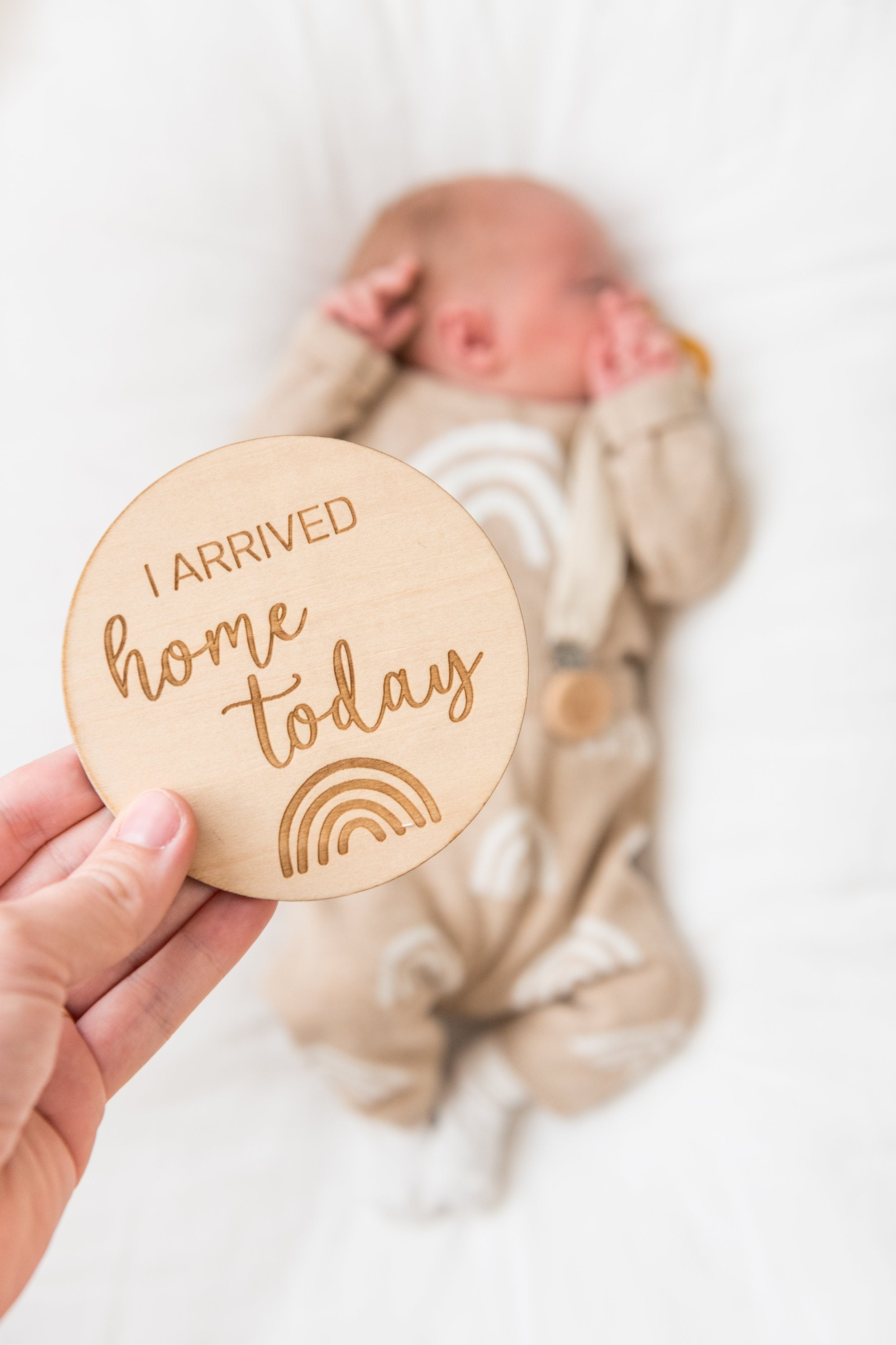 Baby Milestone Wooden Discs - hellojoebaby