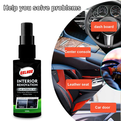 260ml Car Plastic Parts Restore Agent Leather Repair Kit Car Interior  Cleaner Car Dashboard Renovation Restore Polishing Coating