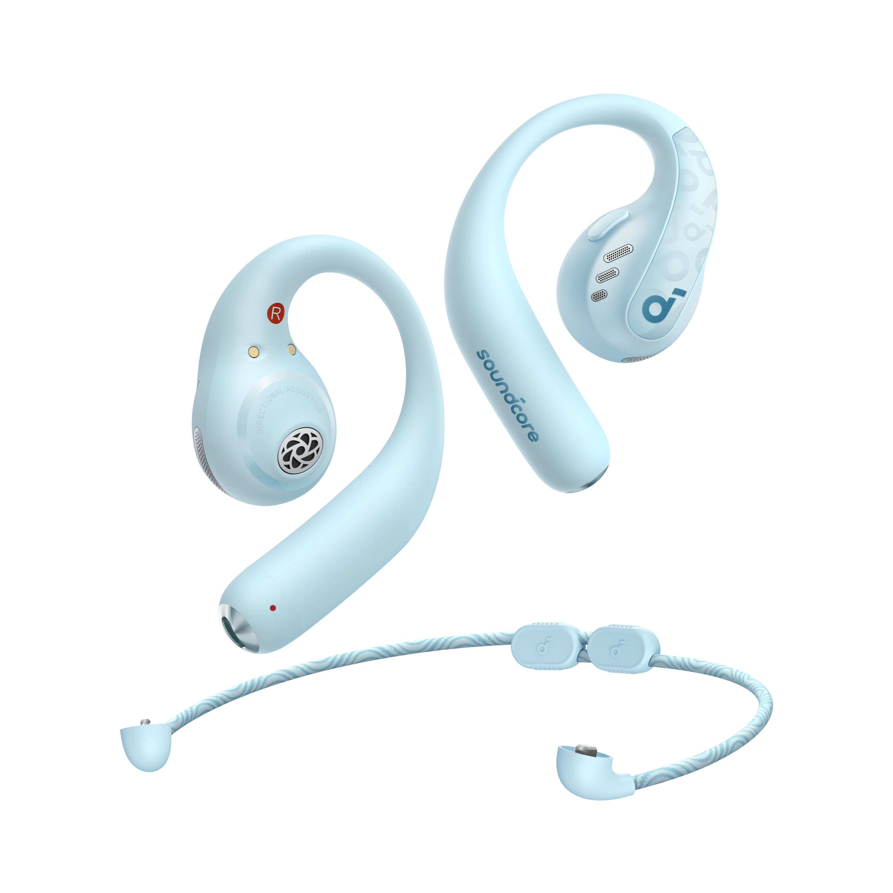 Photos - Headphones Soundcore AeroFit Pro | Secure Open-Ear Sport Earbuds Aqua Blue 