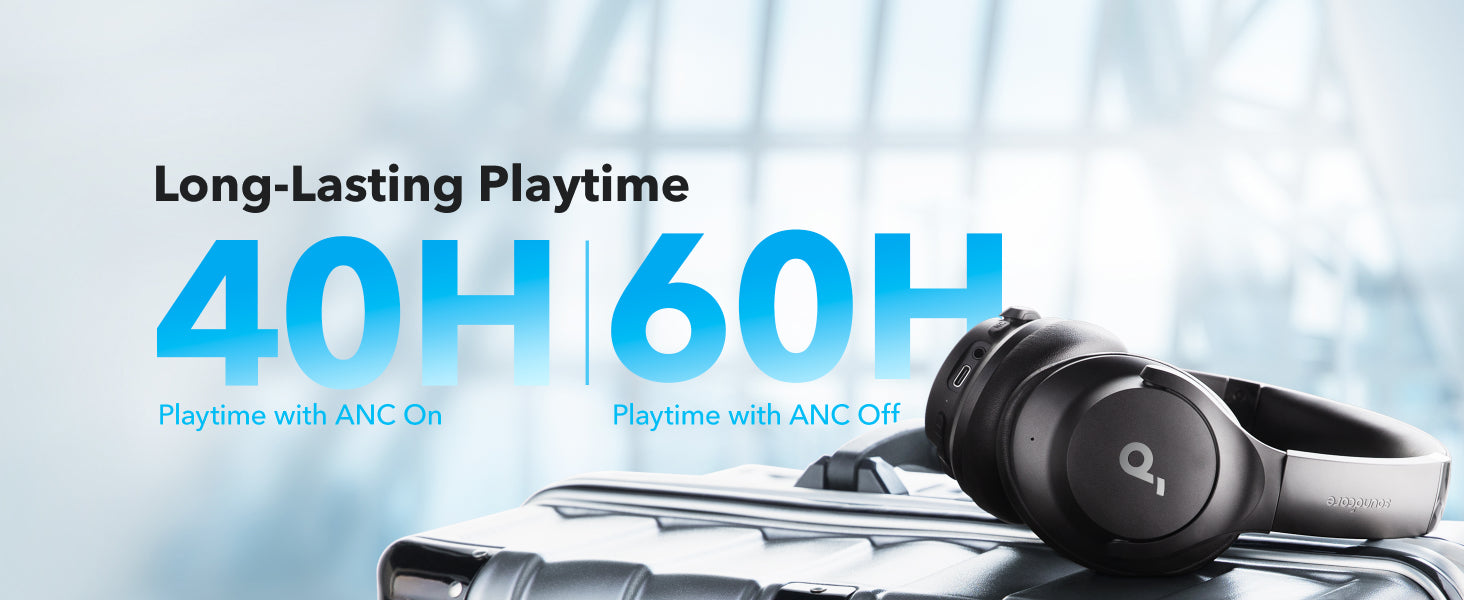 Promo Anker Soundcore Q20i Hybrid ANC Headphone Bluetooth AUX A3004 - Hitam  Promo - Jakarta Utara - Agres Plus