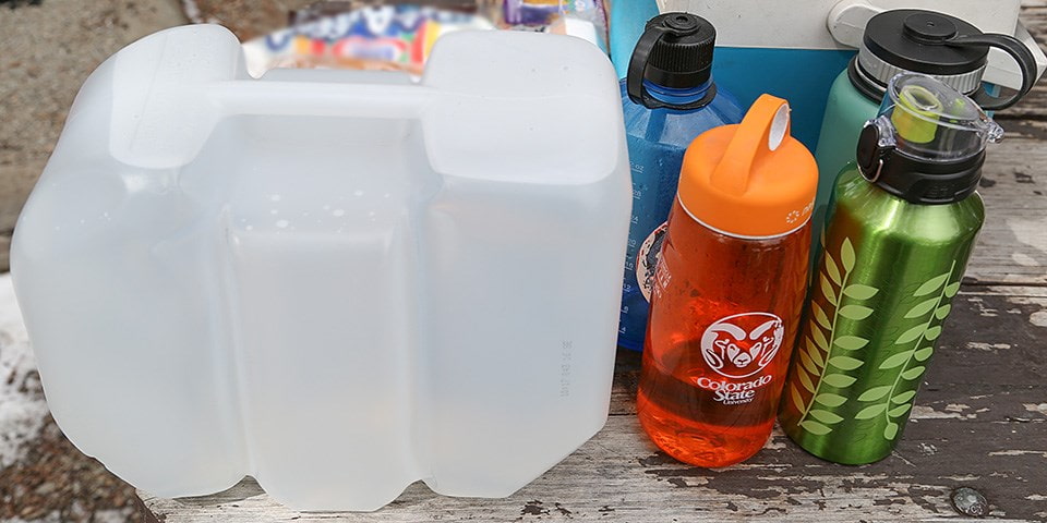 water bottles for camping