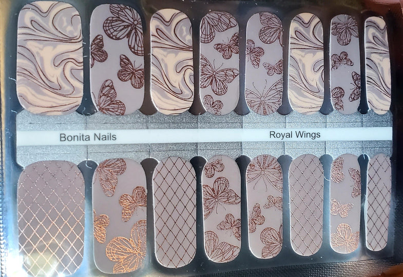 Royal wings - Nail Polish strips Image 1