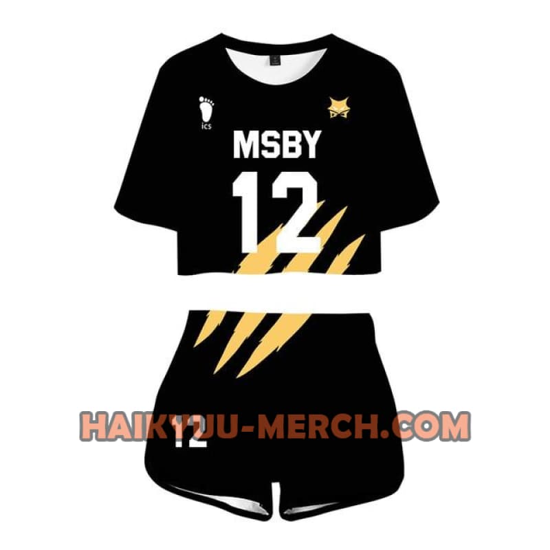 Bokuto Msby Black Jackals Girl Uniform Haikyuu Merch