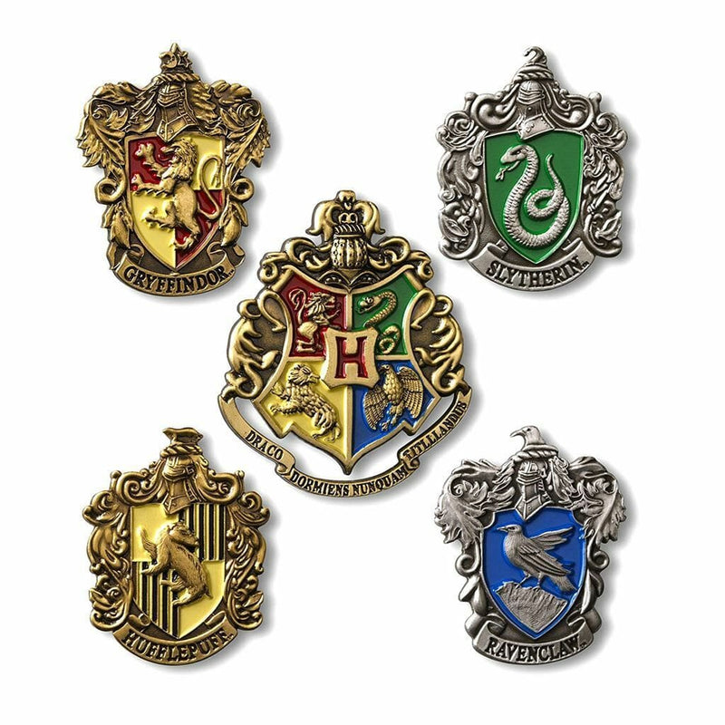 hogwarts house pins noble collection