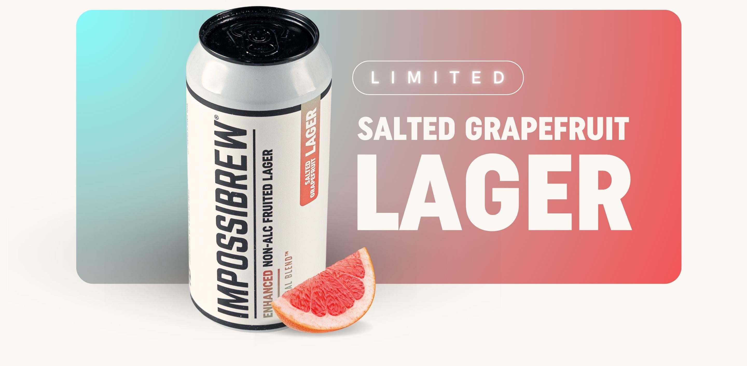 IMPOSSIBREW® Salted Grapefruit Fruited Lager
