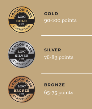 London beer competition medals explained
