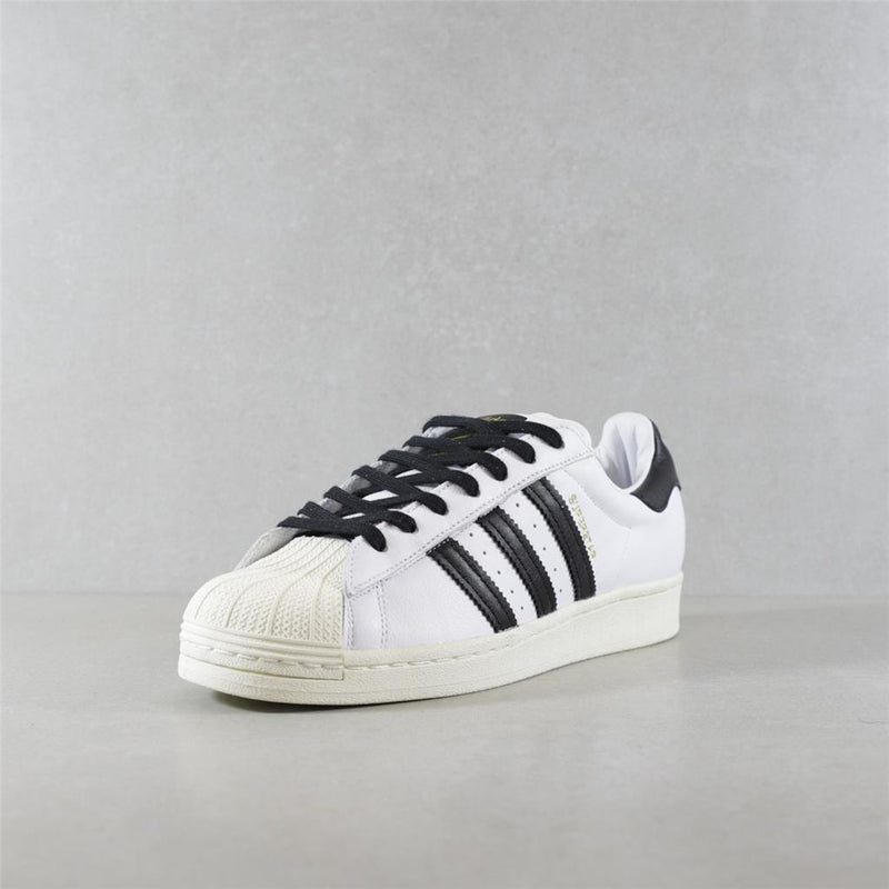 Mens Adidas Superstar Laceless Trainers - Cloud White/Black