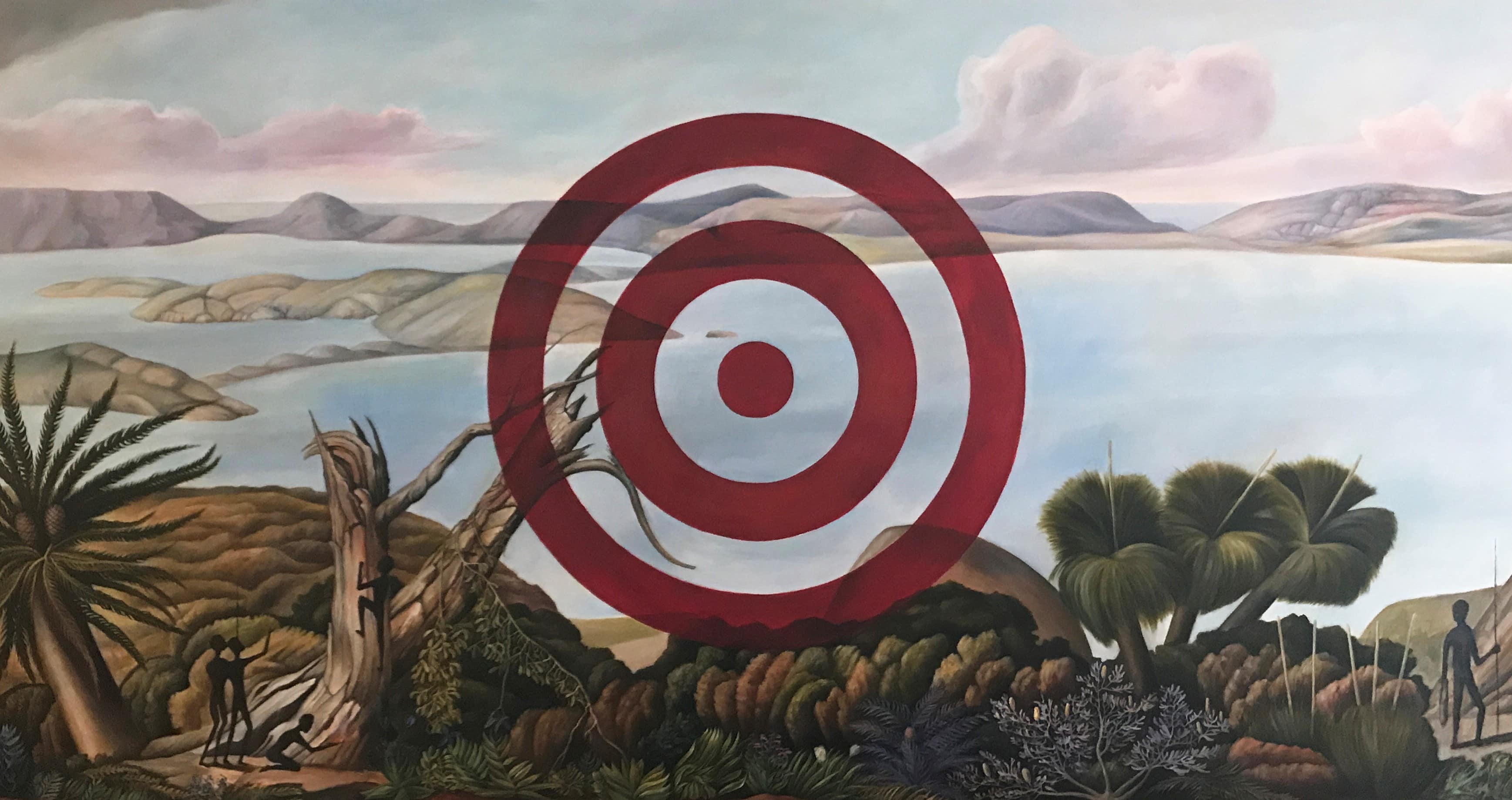 Christopher Pease, Target 3, 2018, 155x290cm
