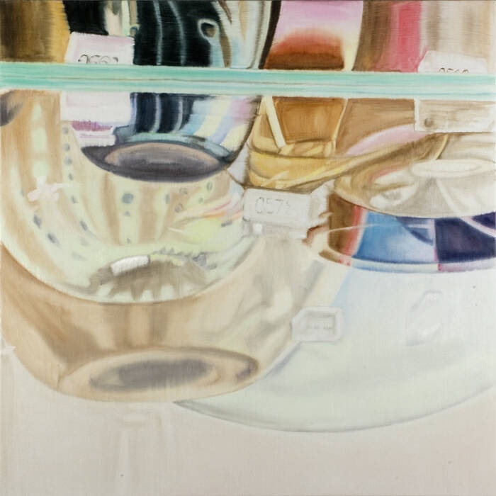 Looking Through Glass, 2005, oil on linen, 120x91cm