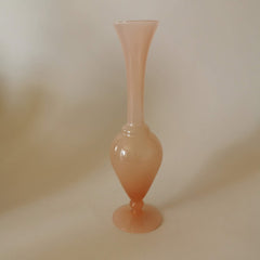 vase vintage opaline rose tendance