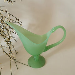 coupe opaline verte vintage