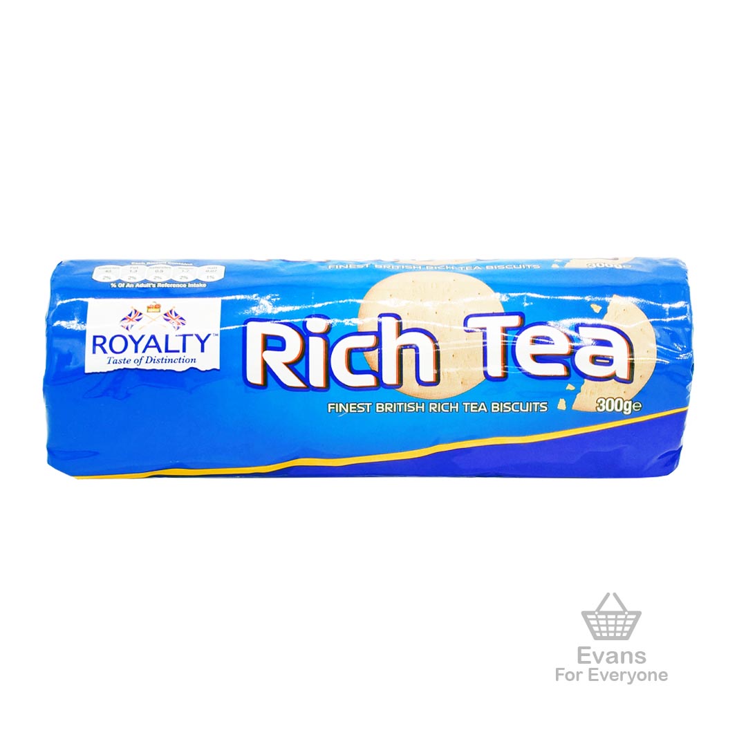 (BBE 30/04/25) Royalty Rich Tea Biscuits (300g) (60p each 2 for £1)
