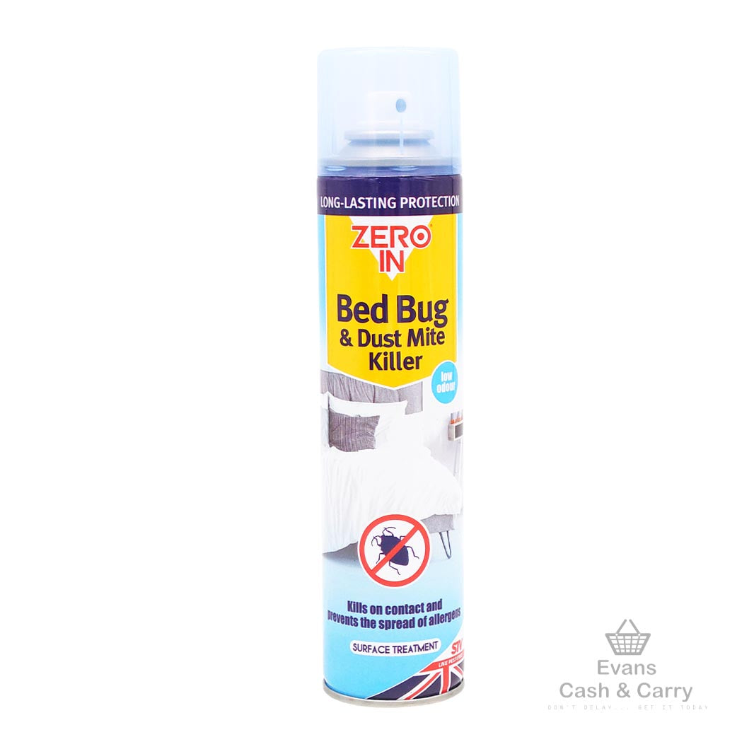  Zero In Bed Bug & Dust Mite Killer (300ml) (£4 each / 2 for £7)