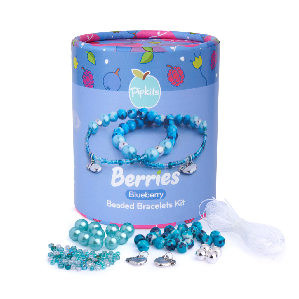 Raspberry Berries Beaded Bracelet Kit (Makes 2) – Pipkits