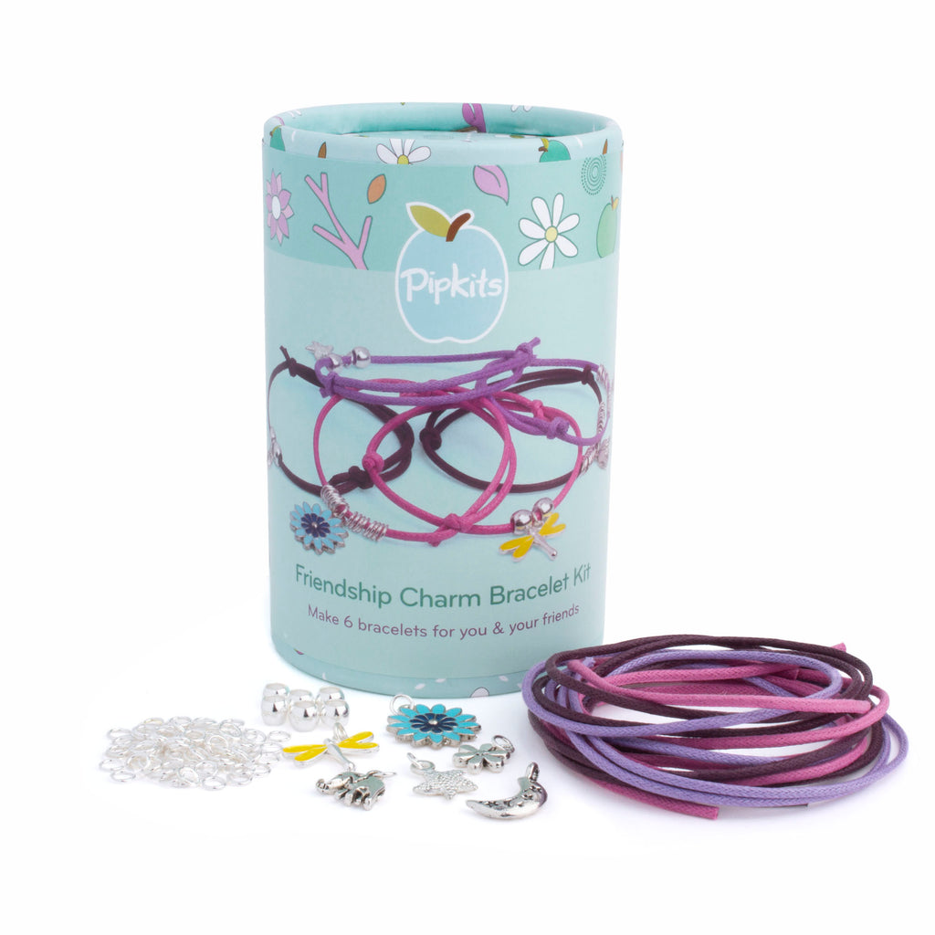 Pipkits Mermaid Friendship Bracelet Making Kit - Eco-Friendly Jewellery  Box, Quality Charms, Beads, Vegan Cord - 10 Year Old Gifts for Girls, 5  Year